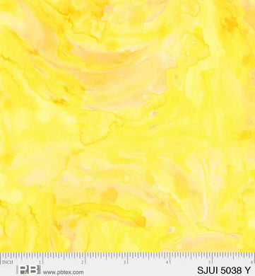Sweet & Juicy Yellow Swirl by Courtney Morgenstern for P&B Textiles
