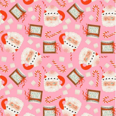 Holly Jolly Flamingo Santa Mugs