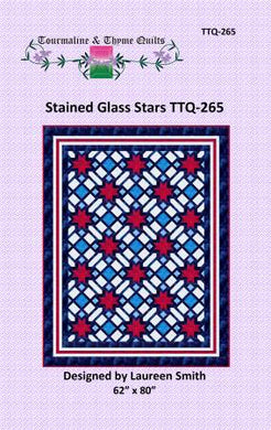 Stained Glass Stars by Tourmaline & Thyme Quilts