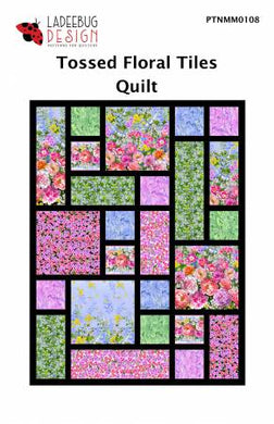 Tossed Floral Tiles Quilt Pattern