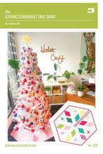The Atomic Starburst Tree Skirt Pattern by Violet Craft