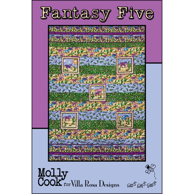 Fantasy Five Postcard Pattern by Molly Cook for Villa Rosa Designs