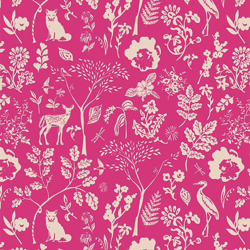 Flora and Fauna Milieu Fabric - Stitch Morgantown