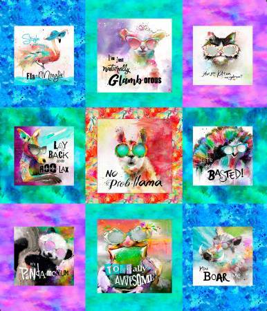 Sassier Animals Large Block Panel