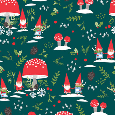 Gnome Noel Green Gnome Village by Liz Mytinger for Paintbrush Studio