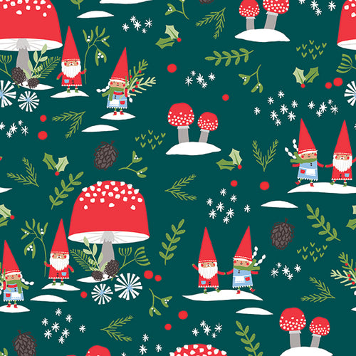 Gnome Noel Green Gnome Village by Liz Mytinger for Paintbrush Studio