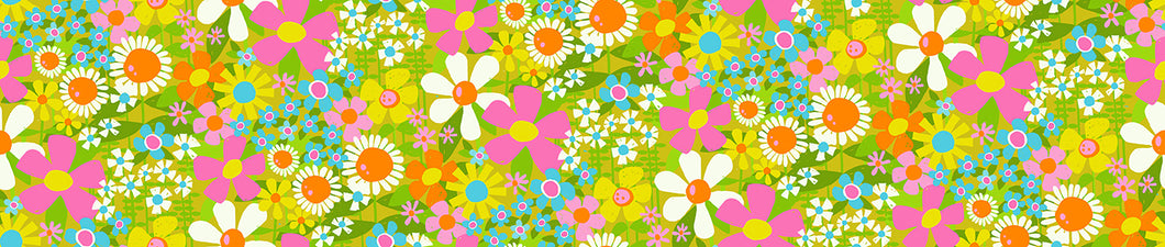 Sunshine Inn Vintage Floral Multi by Lysa Flower for Paintbrush Studio