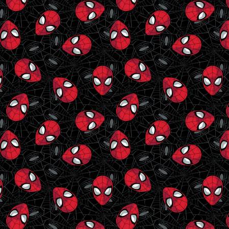Marvel Spiderman Web Cotton Fabric from Camelot