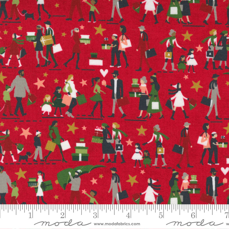 Hustle & Bustle Gift Giving People Candy by Moda Fabrics