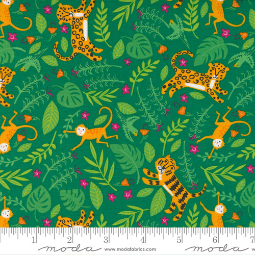 Jungle Paradise Jungle Fun Monstera by Moda