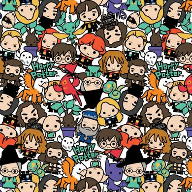  Multi Harry Potter Kawaii Stack Toss by Camelot Fabrics Cotton Quilting Fabric