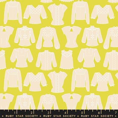 First Light Blouses in Citron by Ruby Star Society for Moda Fabrics