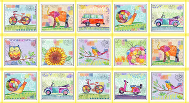 Color My World fabric panel from Studio e