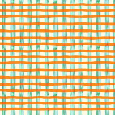 Lucky Rabbit Orange Plaid