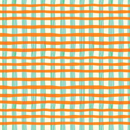 Lucky Rabbit Orange Plaid