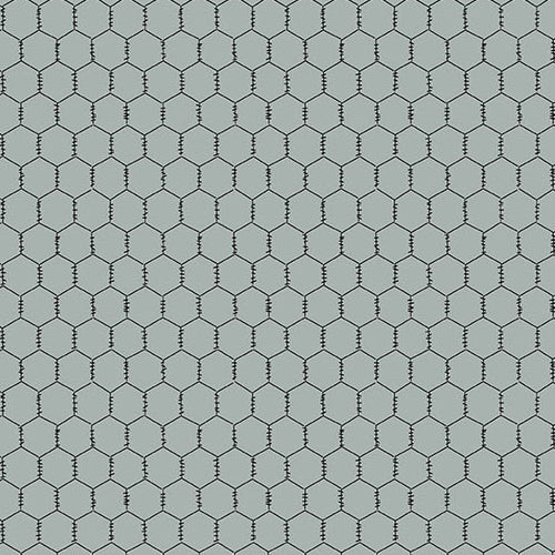 Chicken Wire Gray by Kim Schaefer for Andover Fabrics