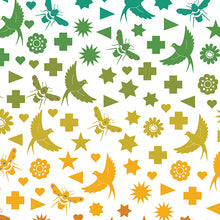 Seventy Six Bird & Bee Day cotton fabric Alison Glass Andover