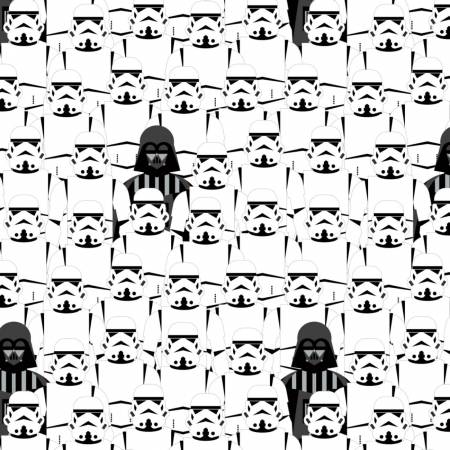 Star Wars Storm Troopers cotton fabric from Camelot