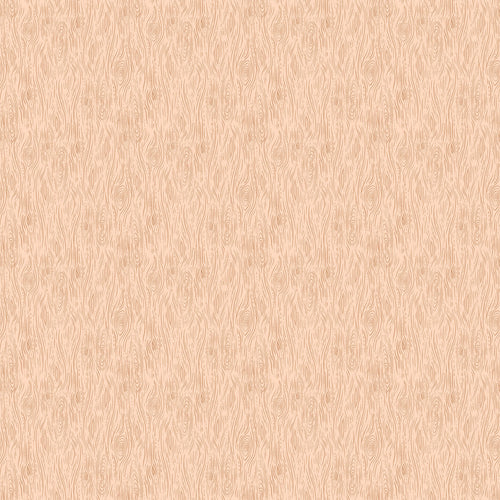 Festive Fauna Woodgrain Sherbet by Rebecca Elfast for Figo