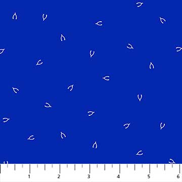 Lucky Charms Wishbone Blue by Figo Quilting Fabric