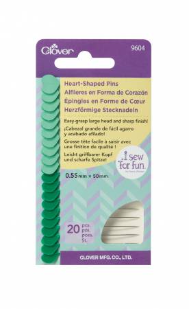 Heart Shaped Pins 20 ct