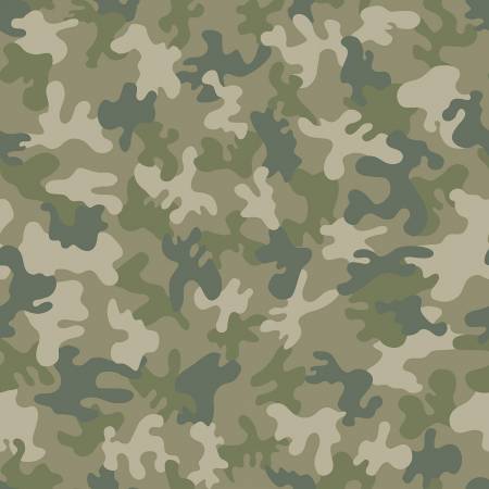 Forest Camo by Dear Stella Quilting Cotton