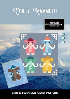 Chilly Mammoth Quilt Pattern from Art East Quilting Co.
