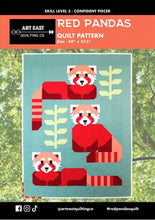 Red Pandas Quilt Pattern by Art East Quilting Co.