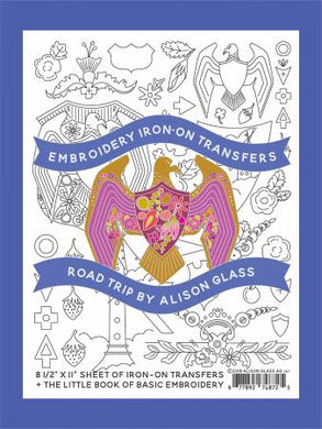 Road Trip Embroidery Iron-On Transfers