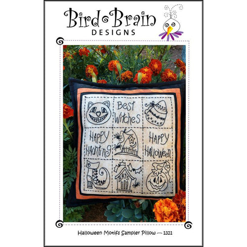Halloween Motifs Sampler Pillow