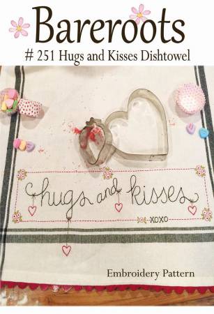 Bareroots Hugs and Kisses Dishtowel Kit