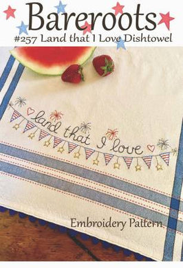 Bareroots Land That I Love Dishtowel Kit