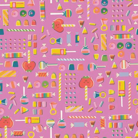 Tiny Treats Retro Candy by Riley Blake Glow in the Dark Fabric