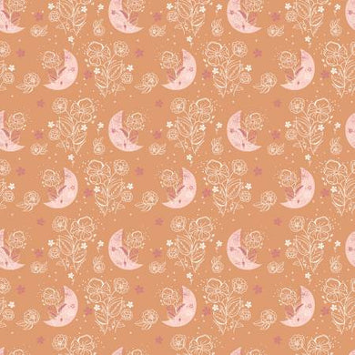 The Western Sky Floral Moons Orange by Riley Blake Designs