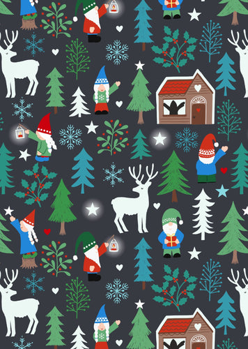 Hygge Glow Tomte Forest Charcoal