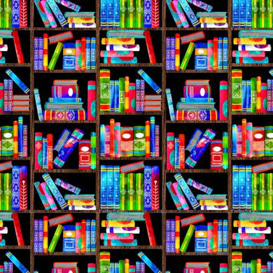 School Days Multi Bookshelves by Timeless Treasures