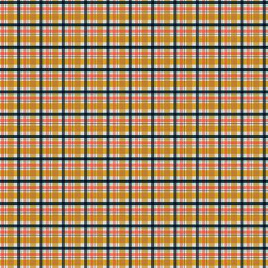 Golden Days Mustard Plaid