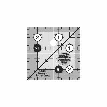  Creative Grids Quilt Ruler 2-1/2in Square 