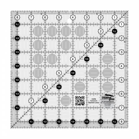  Creative Grids Quilt Ruler 8-1/2in Square 