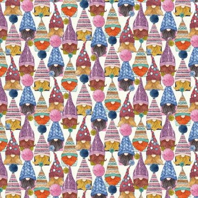Love You Gnome-atter Cream Set Gnomes by Michael Miller