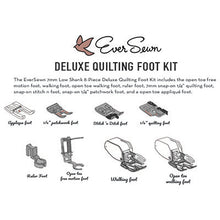Deluxe Quilting Foot Kit 8-Piece 7mm Snap-On Low