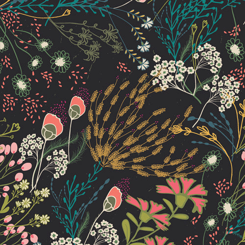 Meadow Umbra in FLANNEL by Art Gallery Fabrics