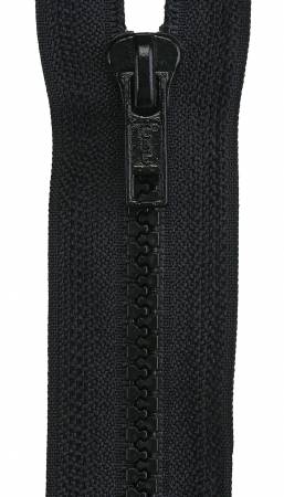 Black 30-inch Sport Zipper