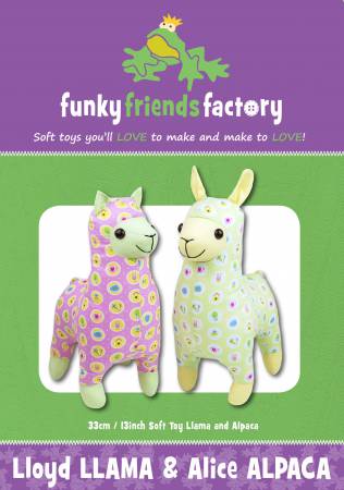 Lloyd Llama & Alice Alpaca Stuffed Toy Pattern
