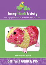 gertrude guinea pig stuffed animal pattern from funky friends factory