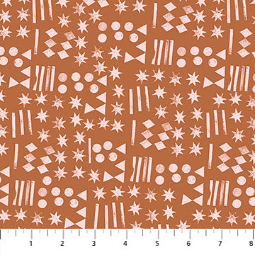 Moonlit Voyage Stars in Ochre by Figo Fabrics