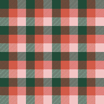 Home for Christmas Green/Red Plaid by Angela Nickeas for Paintbrush Studio