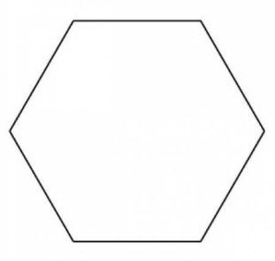 2-1/2in Hexagon Papers (100 pieces per bag)