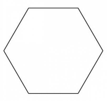 2-1/2in Hexagon Papers (100 pieces per bag)