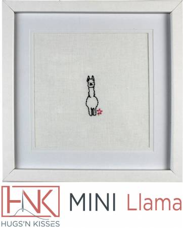 Llama Hugs 'N Kisses Mini Embroidery Pattern